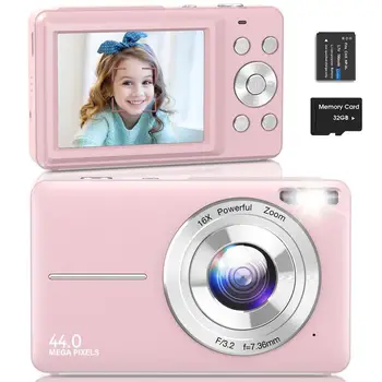 Digital Camera, FHD 1080P Camera, Digital Point and Shoot Camera with 16X Zoom Anti Shake,Suitable for Teenagers and Beginners 1