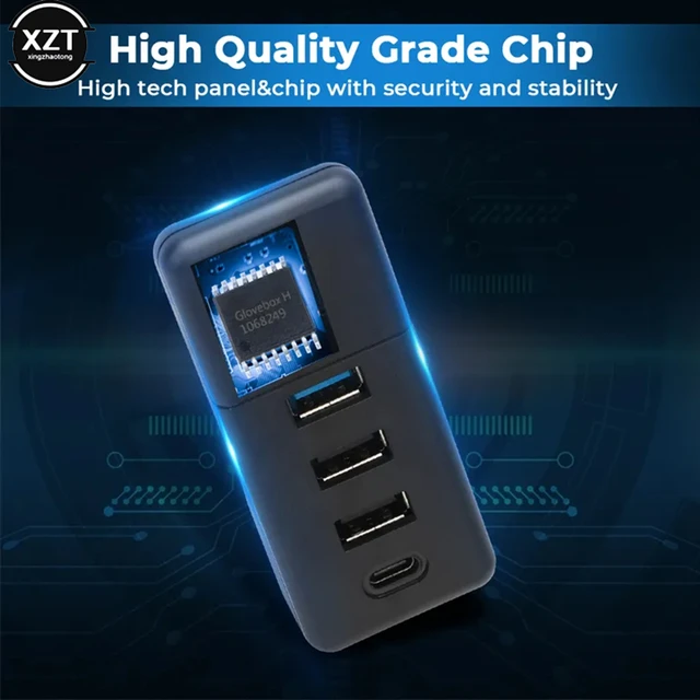 Ulanzi USB Hub for Tesla  Car USB Charger Multi Port for 2021