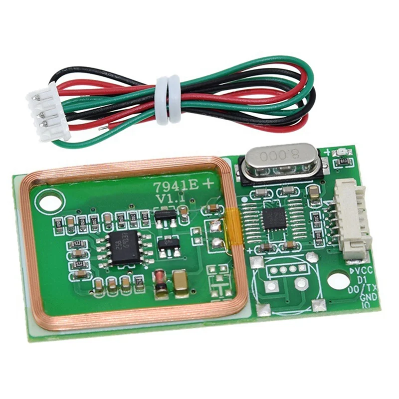 【BRILLIANT】RFID UART 리더 3핀 125Khz EM4100 8CM DC 5V 무선 모듈 카드 리더 IC 카드 PCB 안테나 센서 K