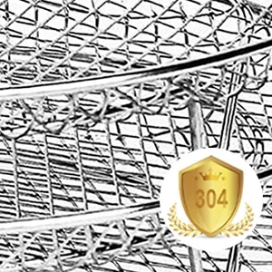 Roasting Rack Compatible With Most Air Fryer Air Fryer Accessories Stainless Steel Airfryer Rack Steamer Roasting Rack