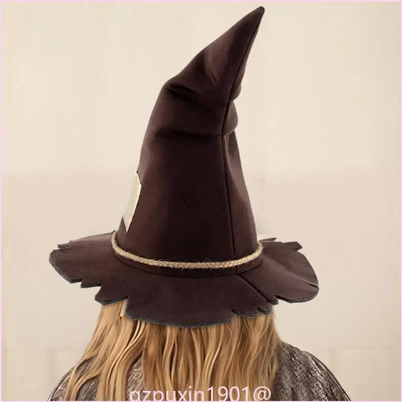 Vogelscheuche Kostüm Hut Festliche Party Hexenhut Damen Mädchen Lolitas Zaubererhut für Halloween und Mottopartys – Detail 8