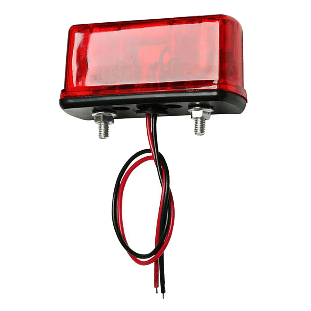 Car LED License Number Plate Light Lamp 12-24v Universal Led License Plate Car Truck Trailer Lorry Rear Tail Light images - 6