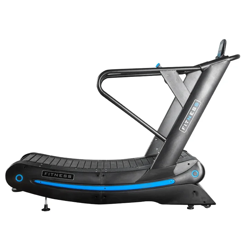 

Commercial non-power curved treadmill