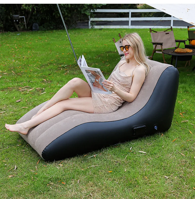 Inflatable Lounger Chair - Air Sofa for Indoor  Outdoor Use