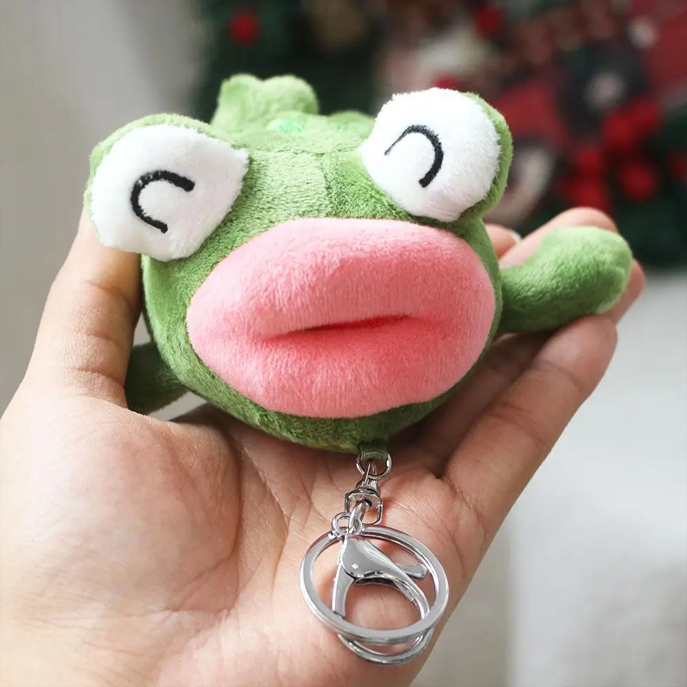 

Kawaii плюшевая Подвеска Мягкие животные мягкая игрушка искусственная плюшевая Брелок большой рот лягушка кукла плюшевый брелок мягкие игрушки