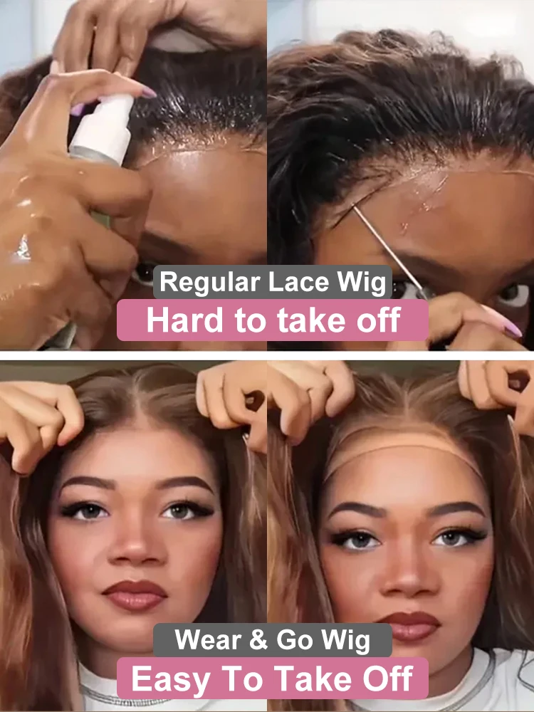 40 Inch Highlight Ombre Deep Wave Glueless Wig Human Hair Ready To Wear Brazilian Colored 13x4 Curly Lace Frontal Wigs For Women human hair wig
