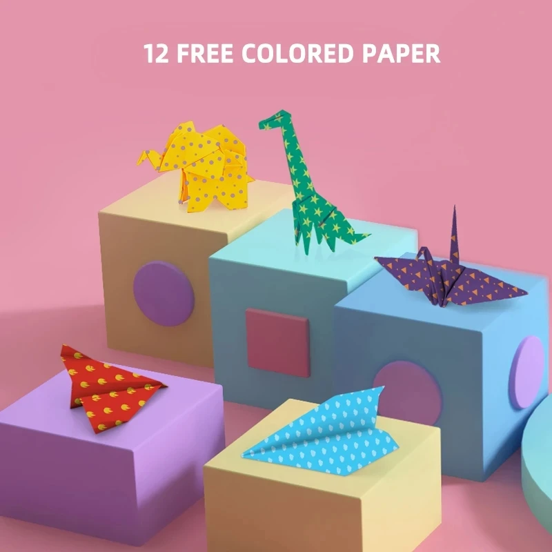 Mideer Children Educational Toys Kids Learning Handcraft Paper Origami Airplane Montessori Interactive Toys MD4097