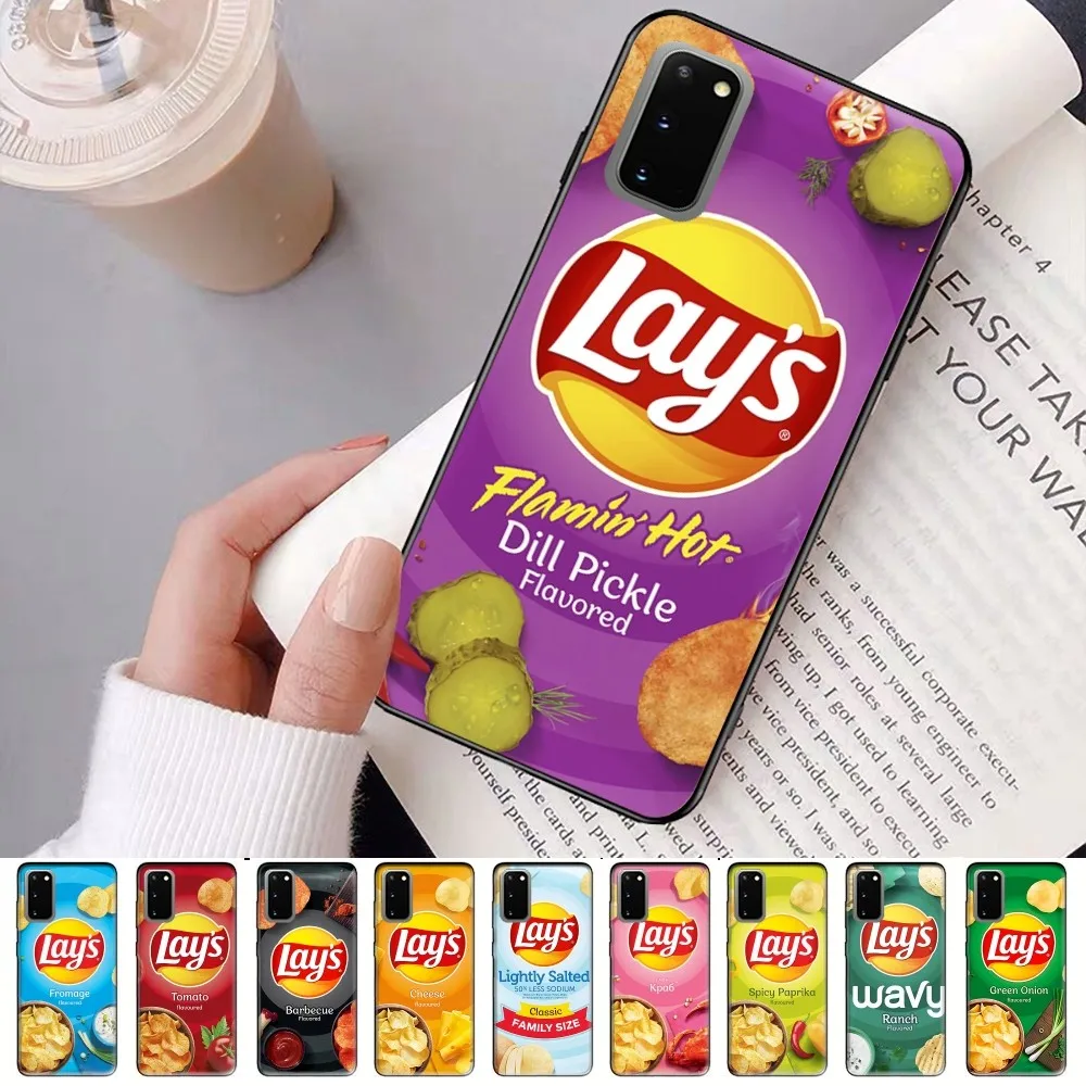 Snack Food Potato L-Lay'S Phone Case Per Samsung S 9 10 20 21 22 23 30 23Plus Lite Ultra Fe S10Lite Fundas