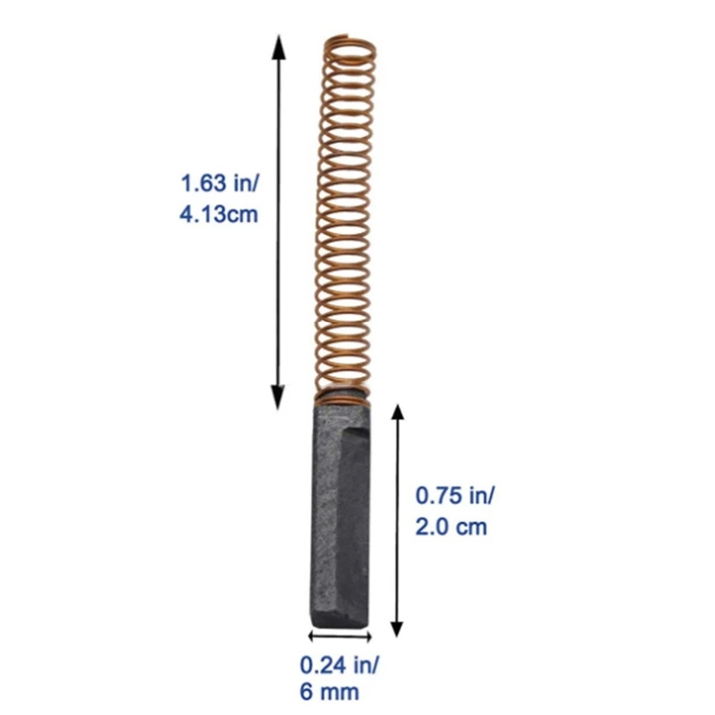 Mixer Accessories Kitchen Cooking Accessories Motor Carbon Brushes for KitchenAid Artisan Classic Processors for W10380496,3184115,4159774,4159794 517C