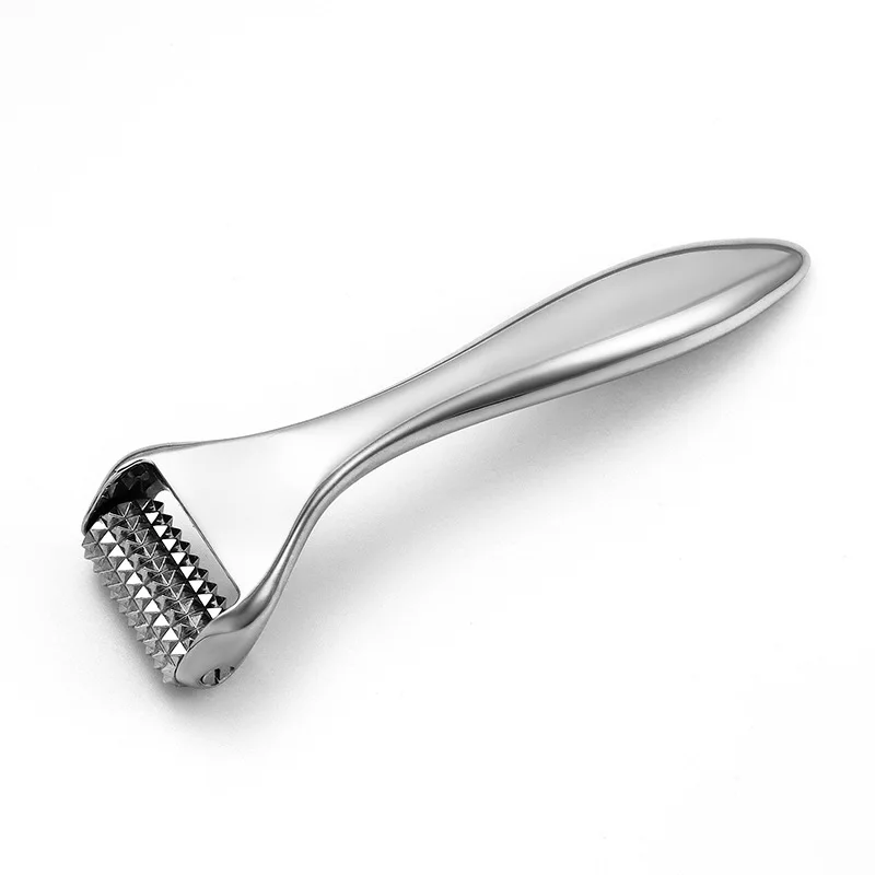 Roller Massager Face-lift Shaping Wolf Teeth Double Roller Type Acupuncture With Teeth Beauty Massage Stick Home Portable