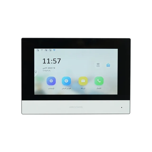 HIKVISION international version Multi-Language DS-KH6320-WTE1 Indoor Monitor,802.3af POE, app Hik-connect,WiFi,Video intercom 4