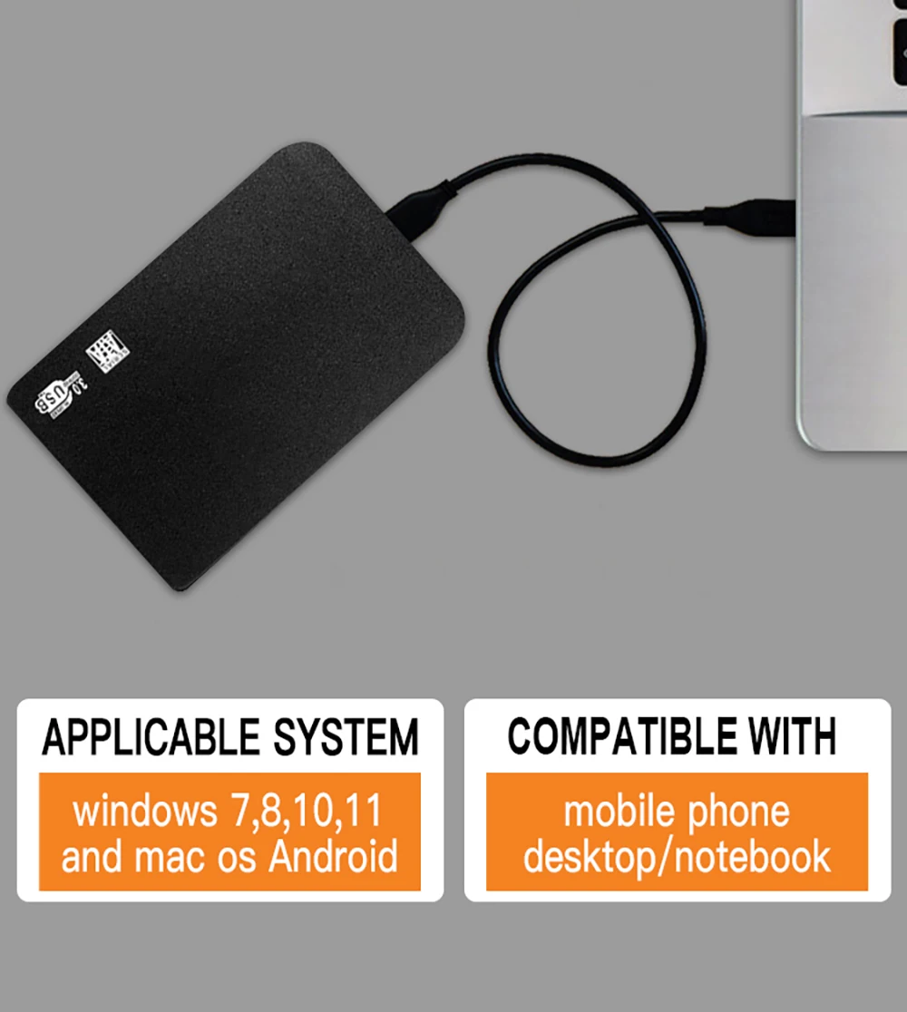 Рисунок 3 - Новый внешний жесткий диск 1 ТБ 2 ТБ USB 3