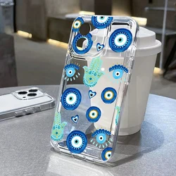 Lucky Eye Blue Eyes Protective Phone Case - Soft Cover - iPhone 16 (01TH91)