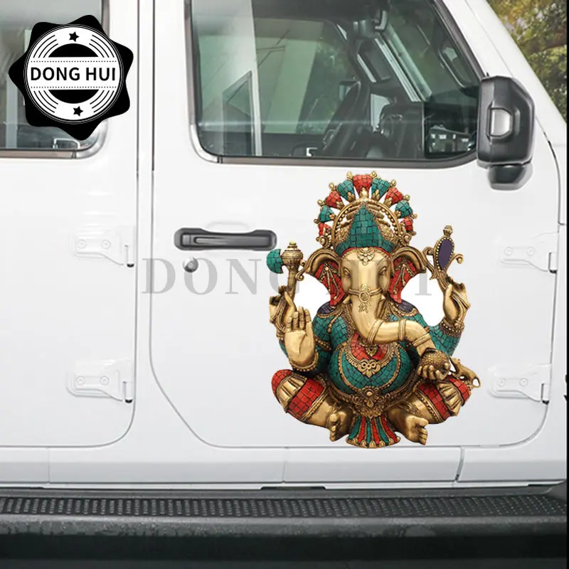 

Ganesha Sticker Decal for Car Indian God Wall Stickers JDM Racing Dirt Bike Motorcycle Fridge Helmet Laptop Skateboard Decal PVC