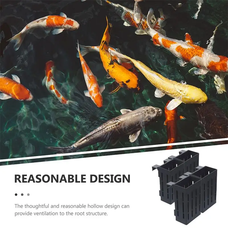 Aquarium Holder Tank Pot Aquatic Hanging Cups Planting Planter Basket Baskets Cup Hanger Floating Plastic Live Pots Containers
