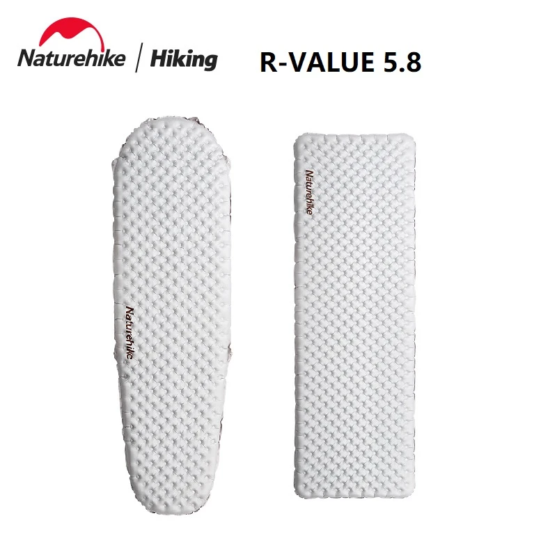 R5.8 Naturehike Inflating Camping Mat Warm Inflatable Sleeping Pad