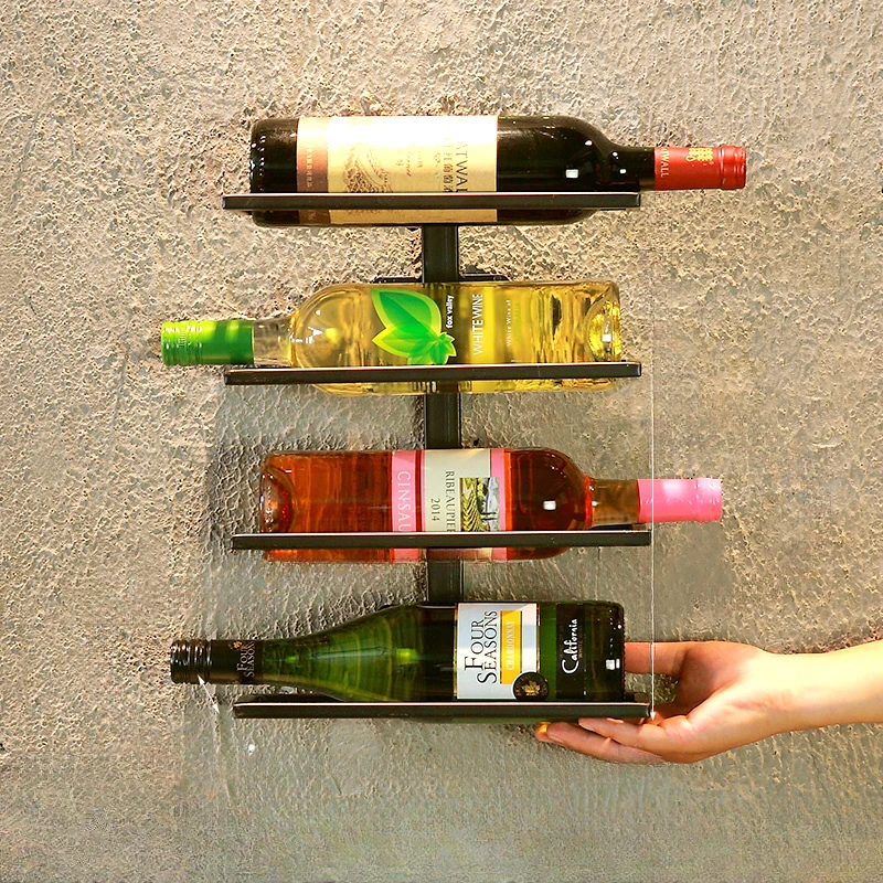 Showcase Restaurant Liquor Wine Holder Minimalist Furniture Shelves Vinegar Bar Cottage Storage Bottles Vitrina Cabinet Cellar