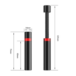 Adjustable Aluminum Alloy GPU Support Bracket with Telescopic Rotary Screw (Black VC16 PLUS)