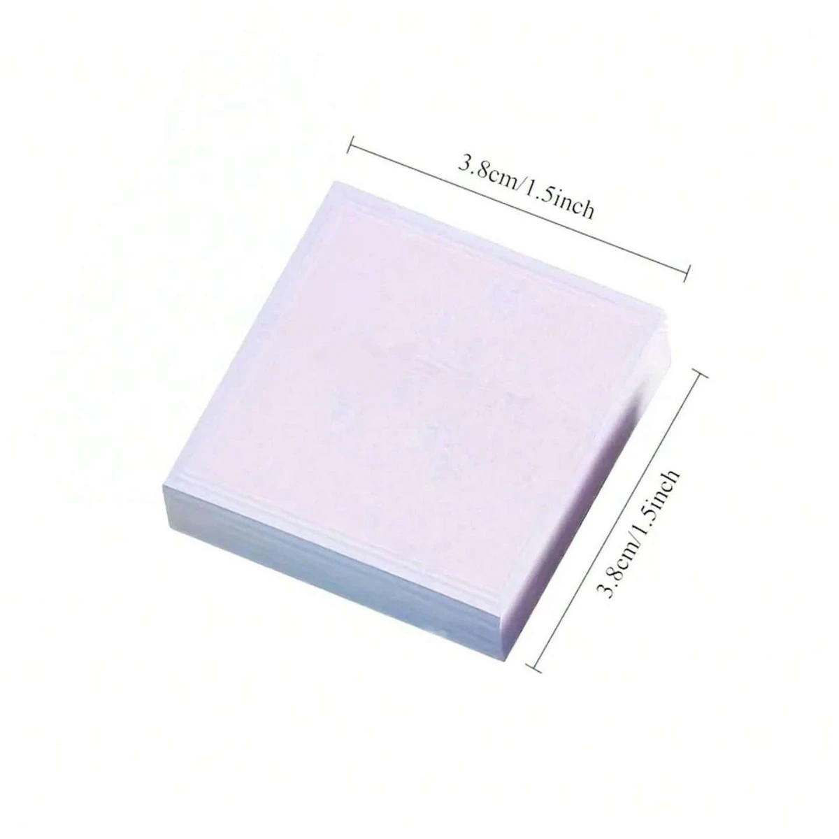 Colorful Sticky Notes Set- 38mm X 38mm Strong Adhesive Mini Memo Pad -Self-Stick Notes-for Office School Supplies - 6