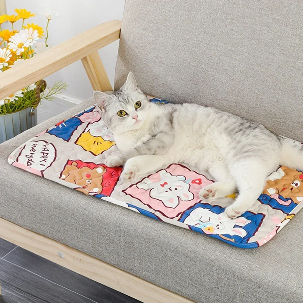 

Soft Pet Litter Mat Dog Cat Cat Pet Cooler Reusable Washable Cat and Dog Blanket Outdoor Travel Car Pet Mat