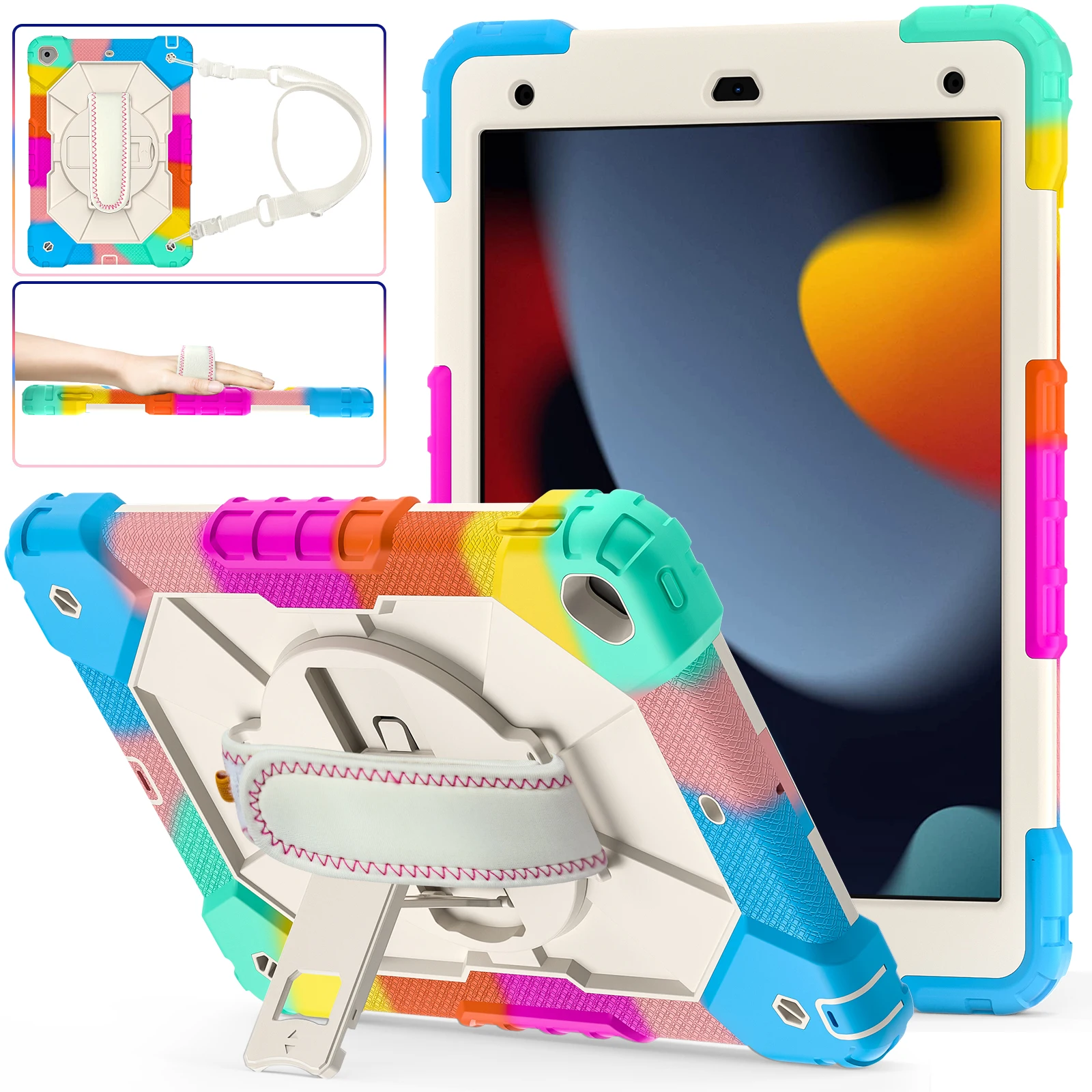 Rotating Stand Cover with Full-Body Protection and Strap