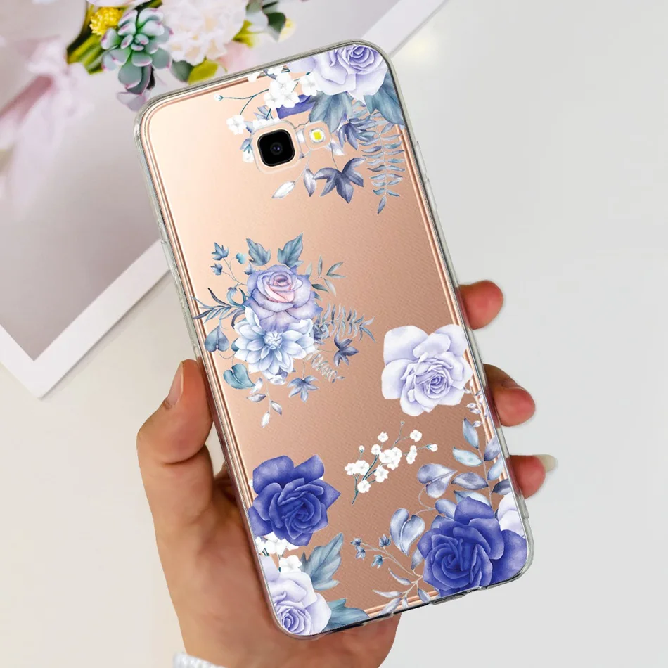 Elegant Printing Soft Silicone TPU Slim Cover for Samsung Galaxy J4 Core and J4 Plus