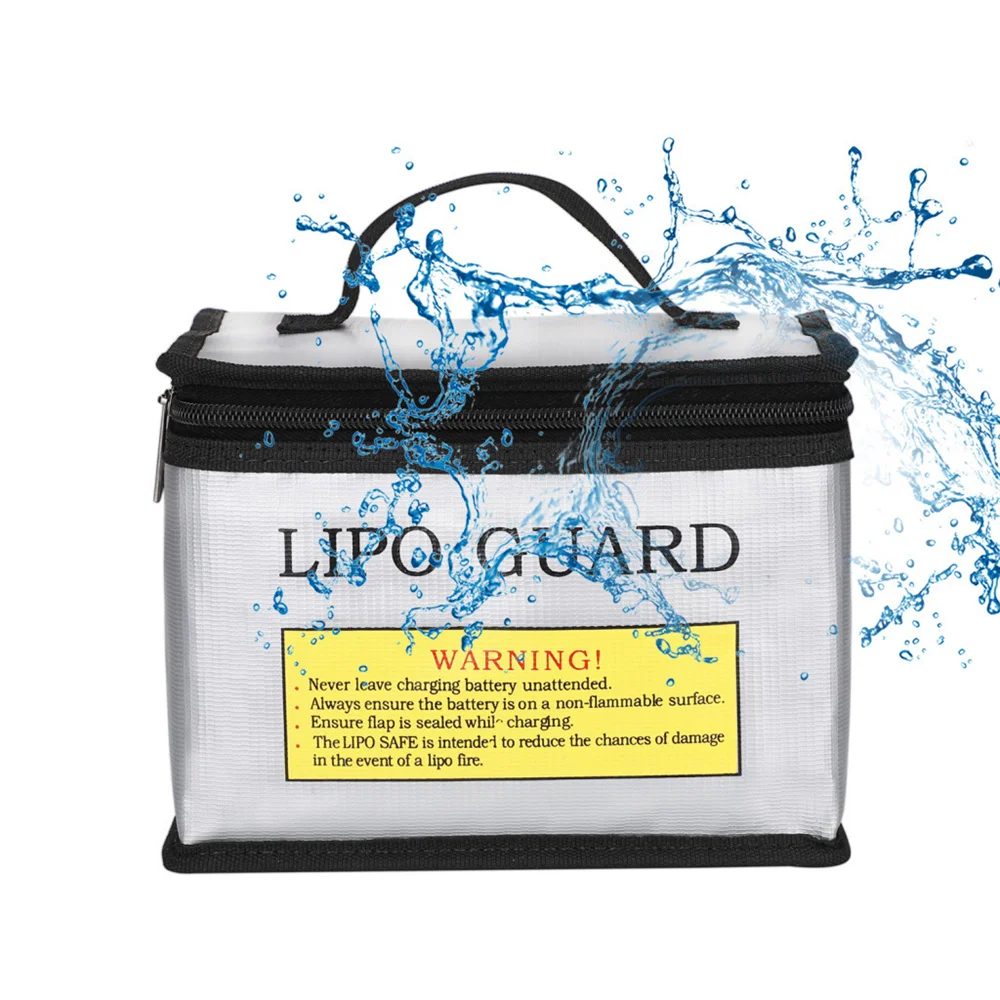Sac ignifuge LiPo anti-explosion pour batterie drone - Avec ou sans sangle