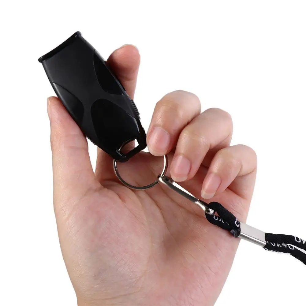 Bicolor Referee Whistles Professional ABS Seedless Cheering Classic Fish Mouth Football Whistle