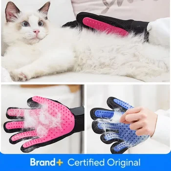 Pet Glove Cat Grooming Hair Deshedding Brush S Dog Comb for S Bath Cleaning Glove De-Shedding De-Matting Pet Grooming Products