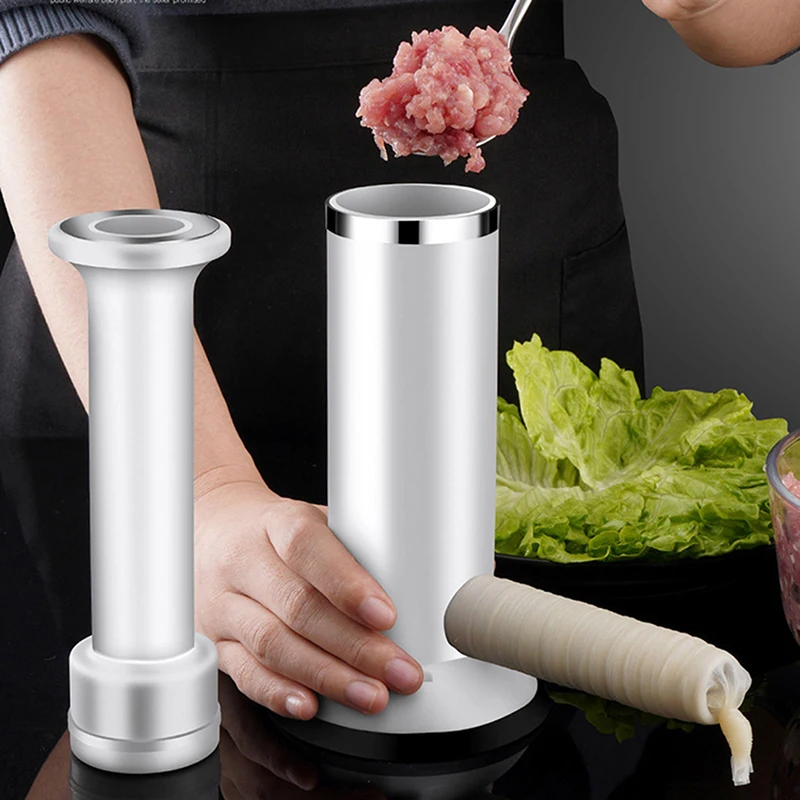 

Устройство для приготовления колбасок, устройство для приготовления фрикаделек, колбасный шприц, инструмент для домашней колбасы двойного назначения