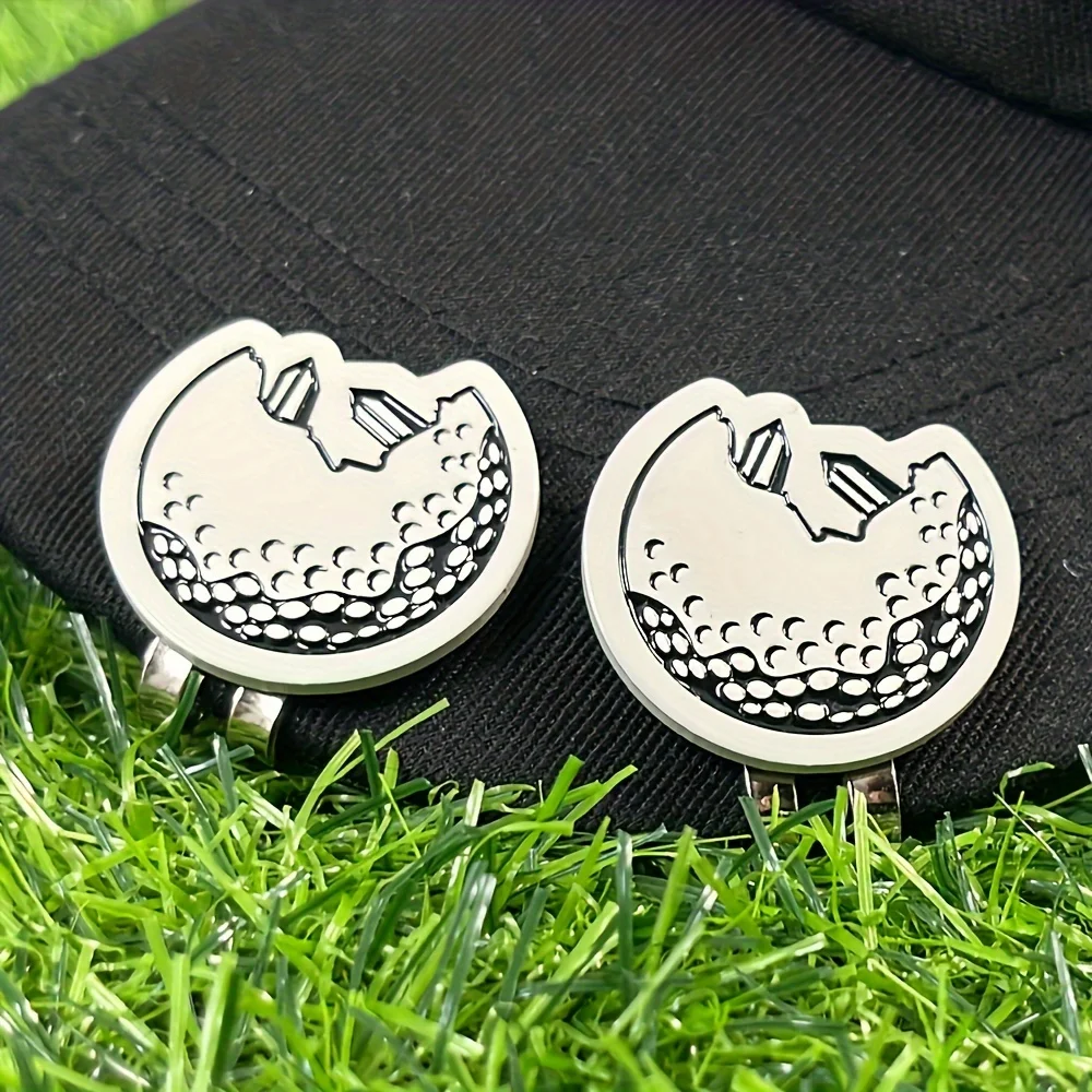Magnetic golf cap clip versatile and durable with a simple and personalized style perfect gift for golf enthusiasts