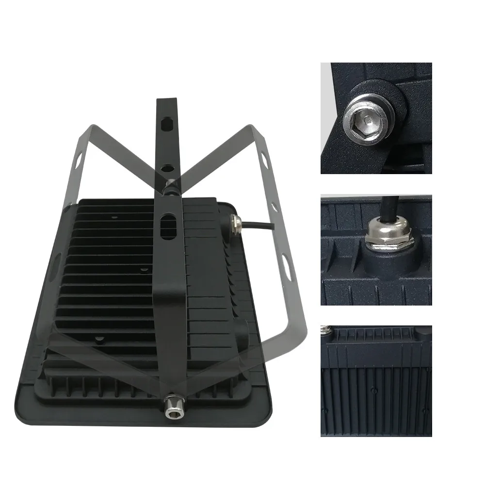 AC110V/220V LED Floodlight 100W 50W 30W 20W 10W IP68 Waterproof Outdoor Lighting Reflector Spotlight LED Street Light Wall Lamp led lamp led street lamp led wall light
