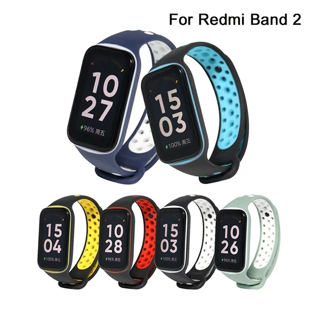 Silicone Strap For Xiaomi Redmi Band 2 Bracelet Replacement Watchband Wrist  Strap Correa Accessories For Redmi Smart Band2 - AliExpress