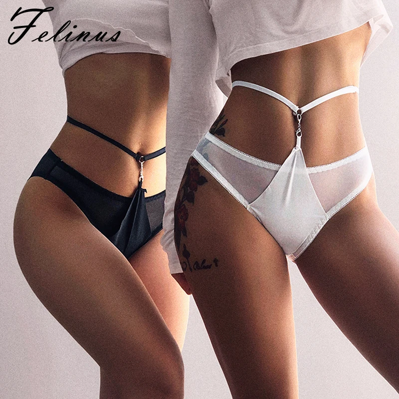 Новые женские трусики Felinus, сексуальное Сетчатое нижнее белье с низкой талией, соблазнительное ледяное шелковое ажурное регулируемое нижнее белье, трусы, женское белье