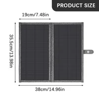 Panneau solaire pliable de 400 W, 200 W et 80 W, portable, pour le camping en plein air, l'alimentation électrique et la recharge de générateurs 5