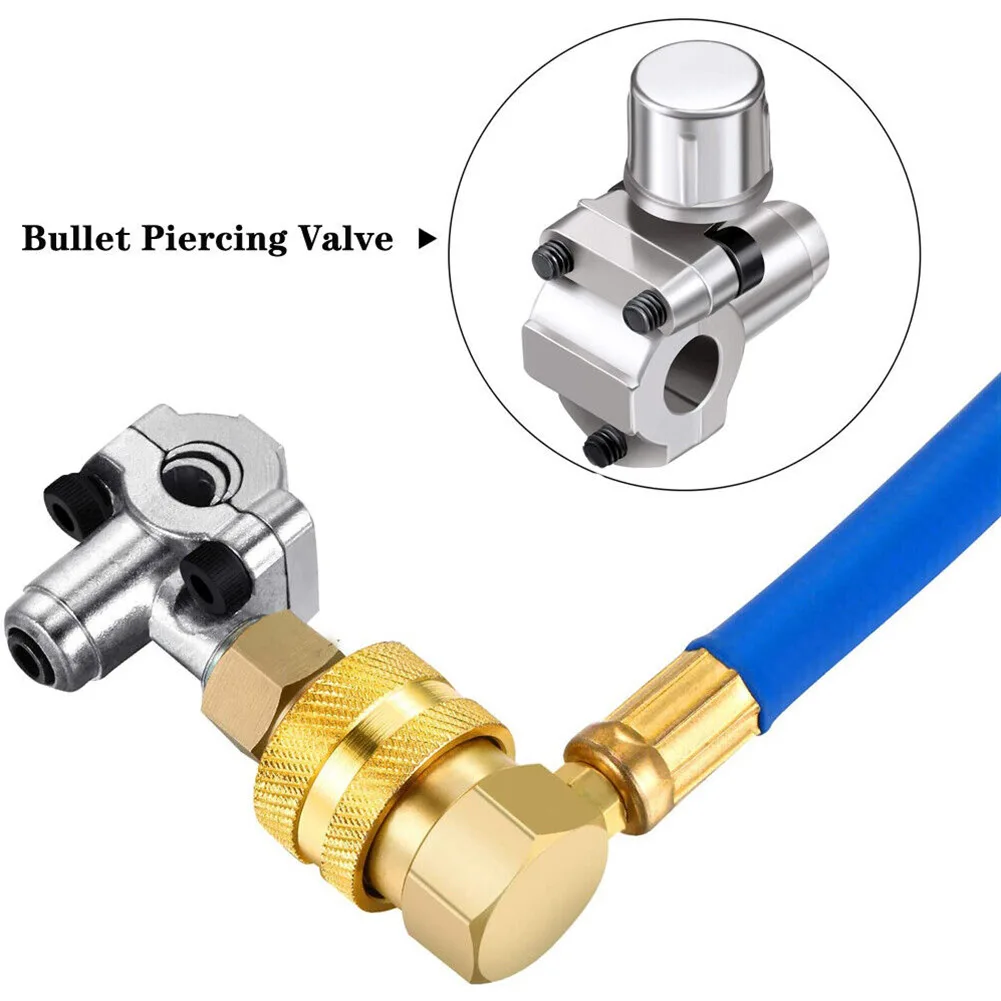 

1/4 5/16 3/8 Refrigerator Piercing Puncture Valve With Spanner Air Conditioner Line Taps Valves-Tools Accessories Spare-Parts