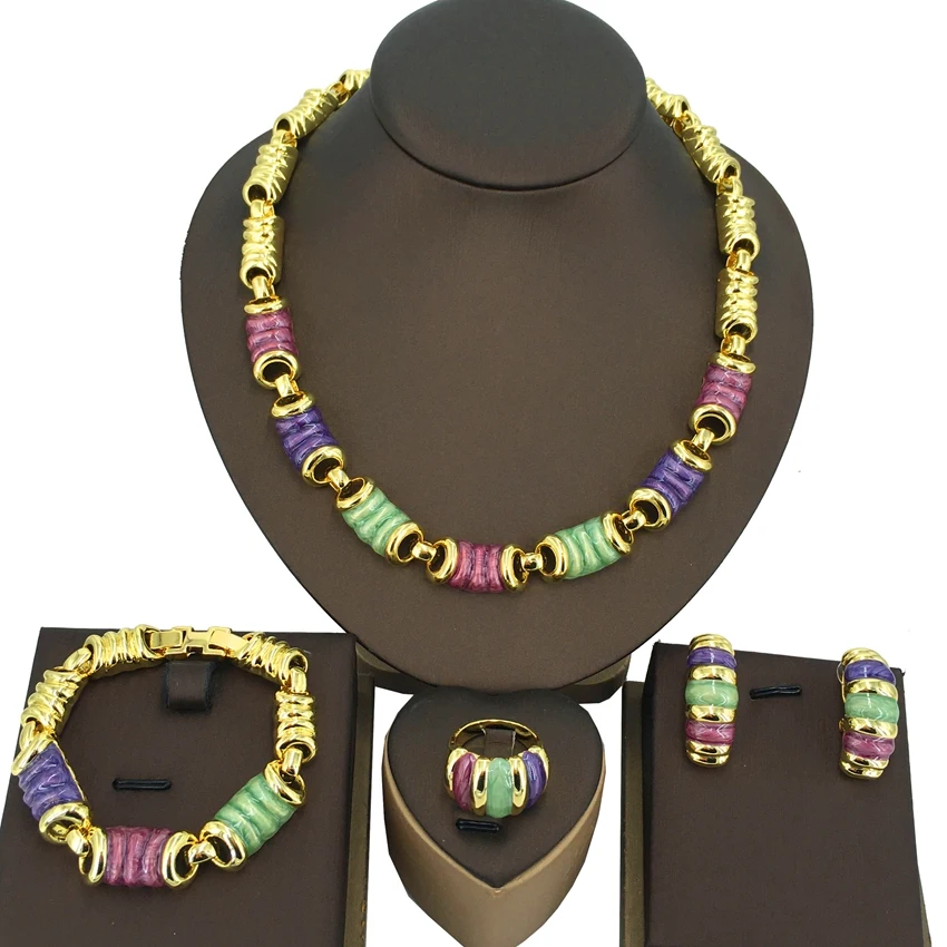 

Yuminglai Dubai Jewelry Set 18k Plated Gold Jewelry Brazil Gold Plated Jewelry Italian Gold Plated Jewelry Set FHK14687