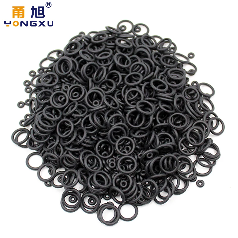 NBR O Ring Seal Gasket Thickness CS1.9mm OD5-100 Oil and Wear Resistant Automobile Petrol Rubber O-Ring Waterproof Rubber O Rings Silicone O Rings Keycap O Rings