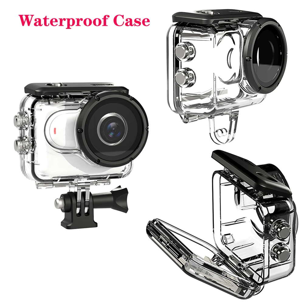 

Transparent Waterproof Housing Case For Insta360 GO 3 Sports Camera Underwater Diving Housing Protective Case Camera Accessories