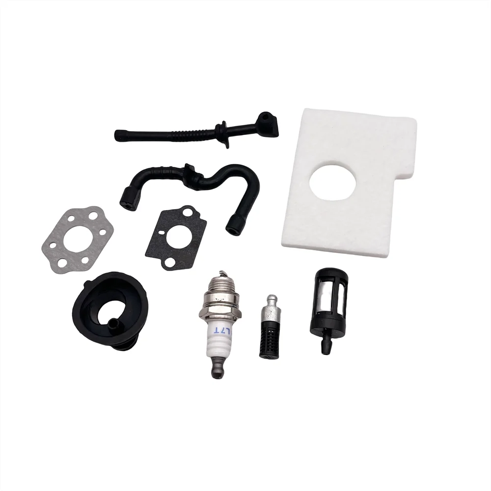 Air Filter Fuel Oil Line Filter Spark Plug Kit For Stihl 017 018 MS170 MS180 MS 170 180 Chainsaw Aftermarke Parts chainsaw filter kit
