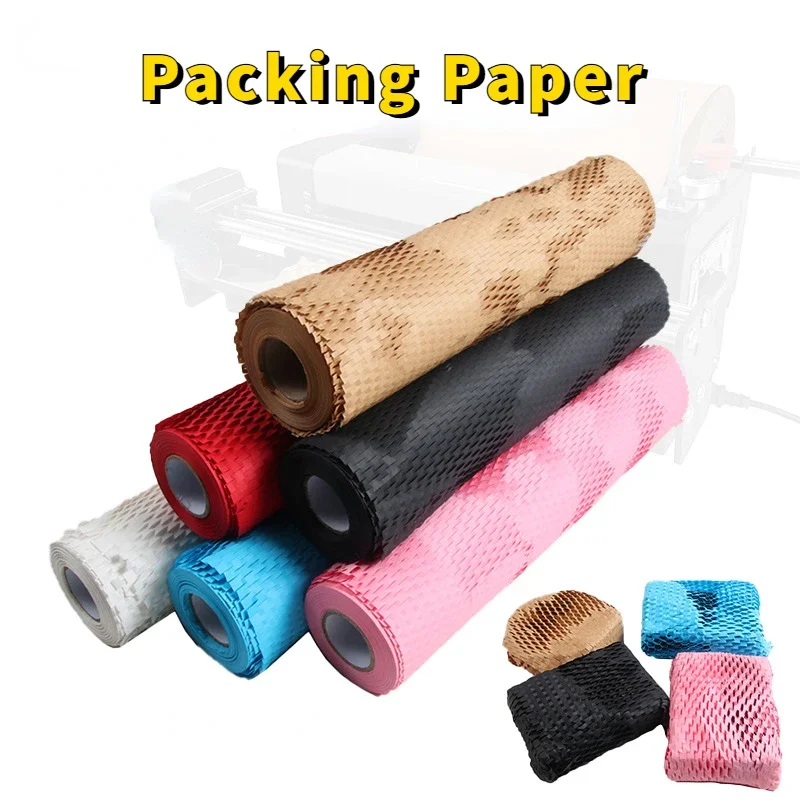 6M Honeycomb Packing Paper Roll,Eco Friendly Packing Paper for Shipping,Cushioning  Wrap Paper for Moving,Honeycomb Paper for Mov - AliExpress