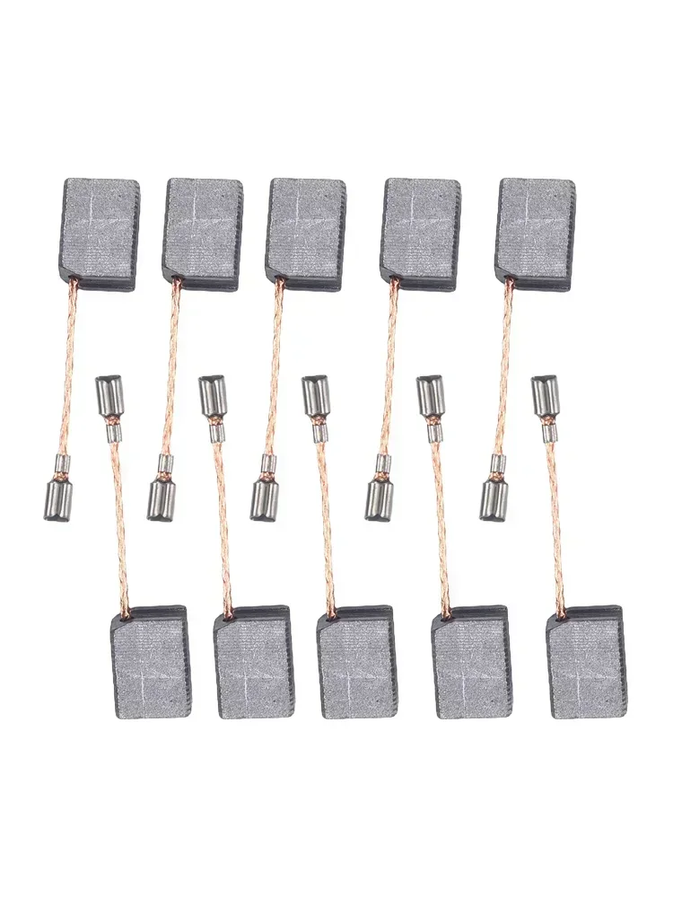 10pcs 카본 브러쉬 교체 부품 WU900 WU829 WU816 WU771 앵글 그라인더 전동 공구 액세서리 6×11×15mm