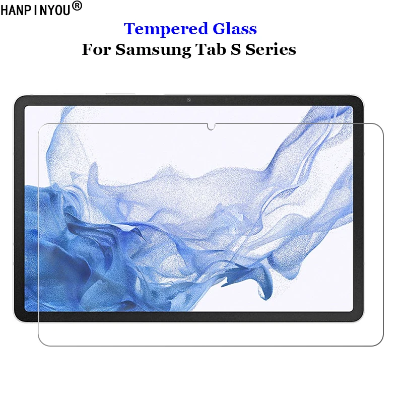 Per Samsung Galaxy Tab S9 S8 S7 Fe Plus Ultra S6 Lite S5E S4 S3 S2 Vetro Temperato 9H 2.5D Pellicola Proteggi Schermo Premium