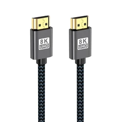 Ultra High - Definition 8K 60Hz HDMI Cable with 4K 120Hz HDR and ARC Support (1M)