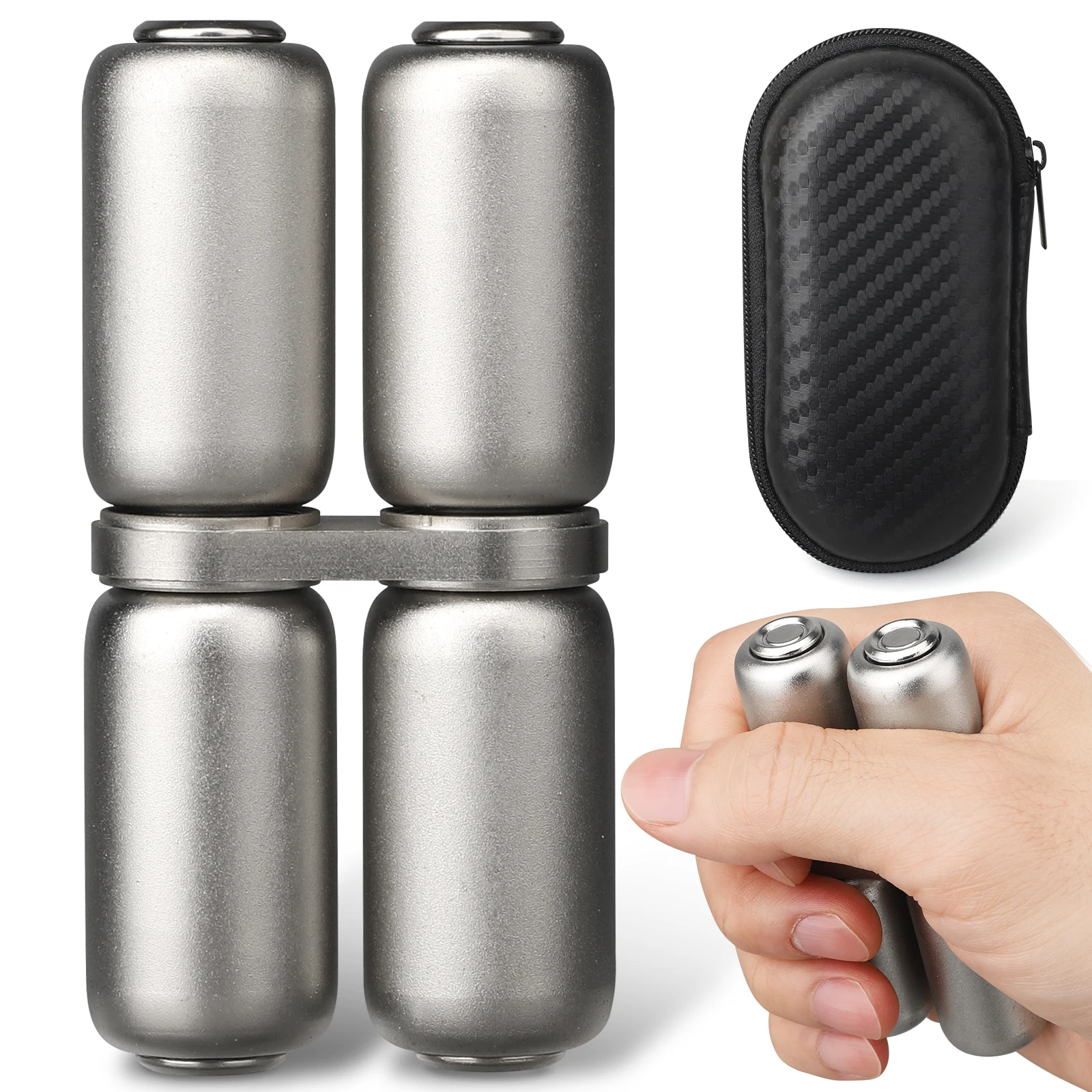 Fidget Toy Sensory Fidget Toy Anti Stress Toy Finger Sensory Toy Fidget Roller Relieve Stress Relief Toy EDC Antistresse Sensory Toys Metal Alloy Creative Lure Novelties Punnk Rotating Adults