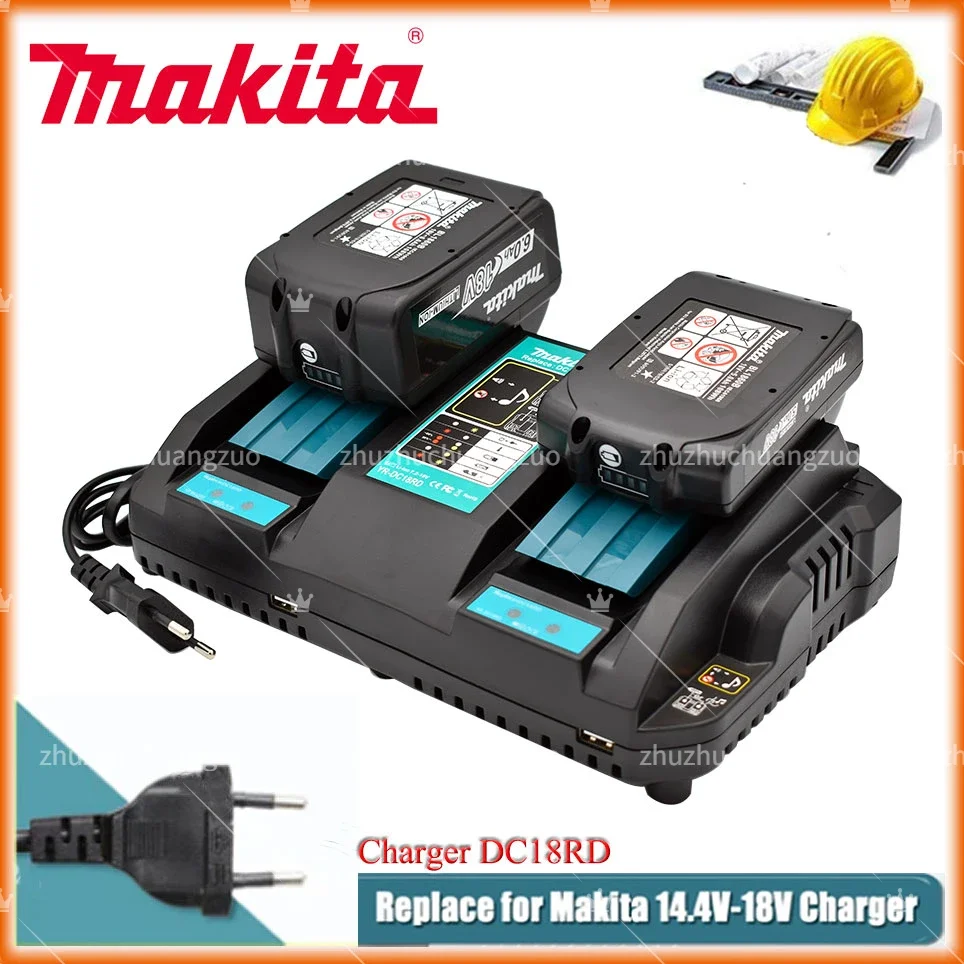 Chargeur accus 14.4V et 18V Makita LXT 12/24V pour voiture