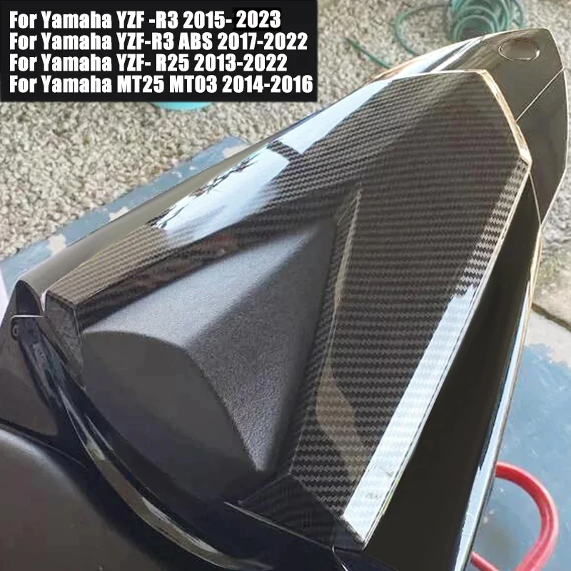 Motorcycle Pillion Rear Seat Cover Cowl For Yamaha Yzf R3 YZF R3 R25