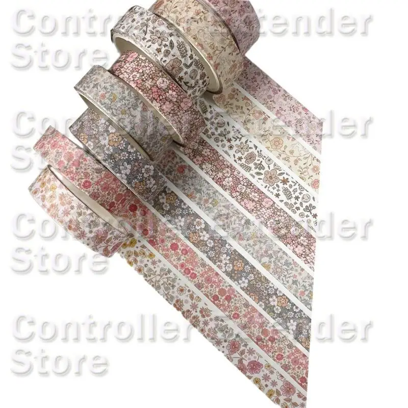 스크랩북 저널 앨범 아트 마스킹 테이프 N84B용 8Pcs 미적 장식 테이프