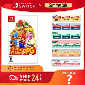 Super Mario RPG - Giochi per Nintendo Switch, Cartuccia Fisica, Supporto Modalità TV, Tavolo e Portatile, Gioco di Ruolo e Avventura