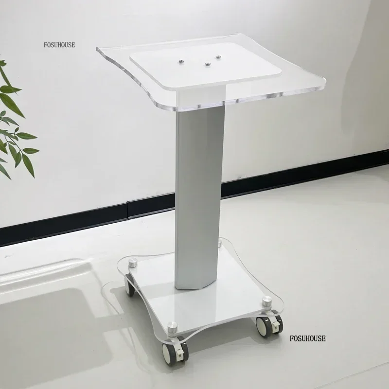 Nordic Salon Trolley Beauty Salon Dedicated Multi-purpose Cart with Wheels Minimalist Mobile Medical Instrument Auxiliary Cart